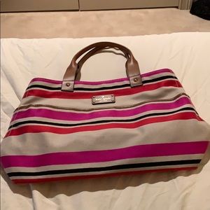 Kate Spade Striped Bag NWOT